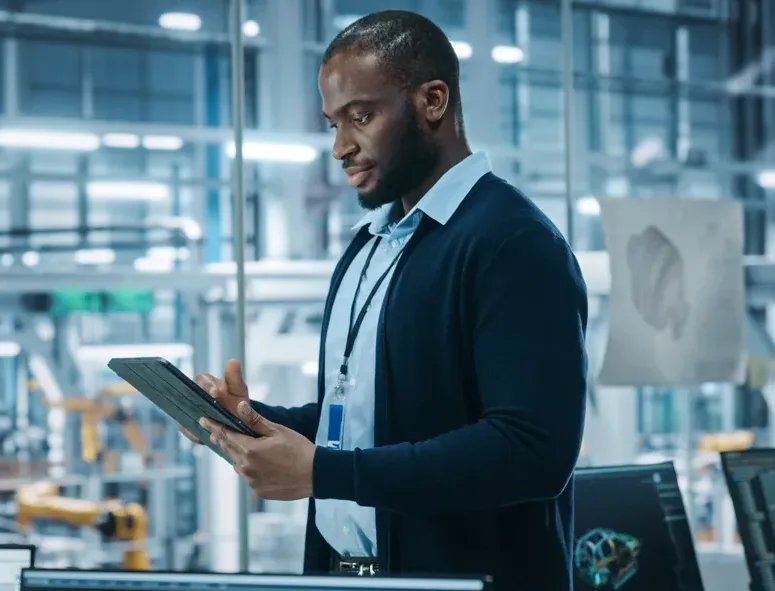 person with a computer